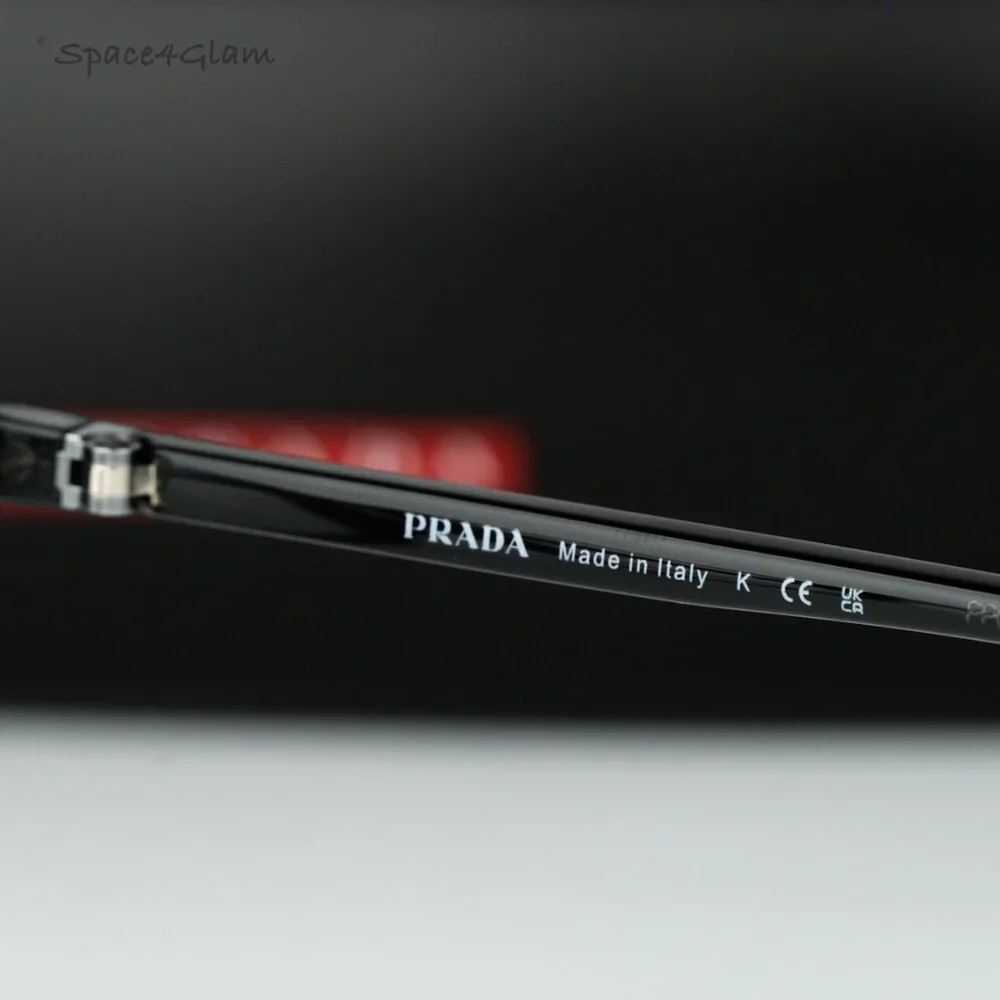 Prada Linea Rossa Women Eyeglasses Black Demo Square PS01OV 1AB1O1 BRAND NEW